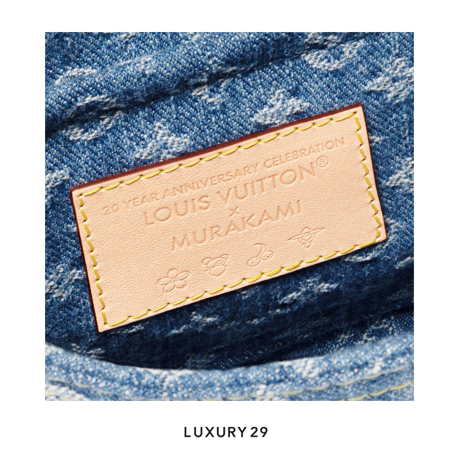 Louis Vuitton LV x TM - Sunset bag Monogram cherry denim Blue LOUIS VUITTON