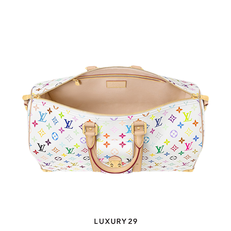 Louis Vuitton LV x TM Keepall Bandouliere 45 White LOUIS VUITTON