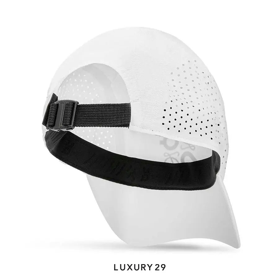 On x Loewe Cap in technical shell White ON