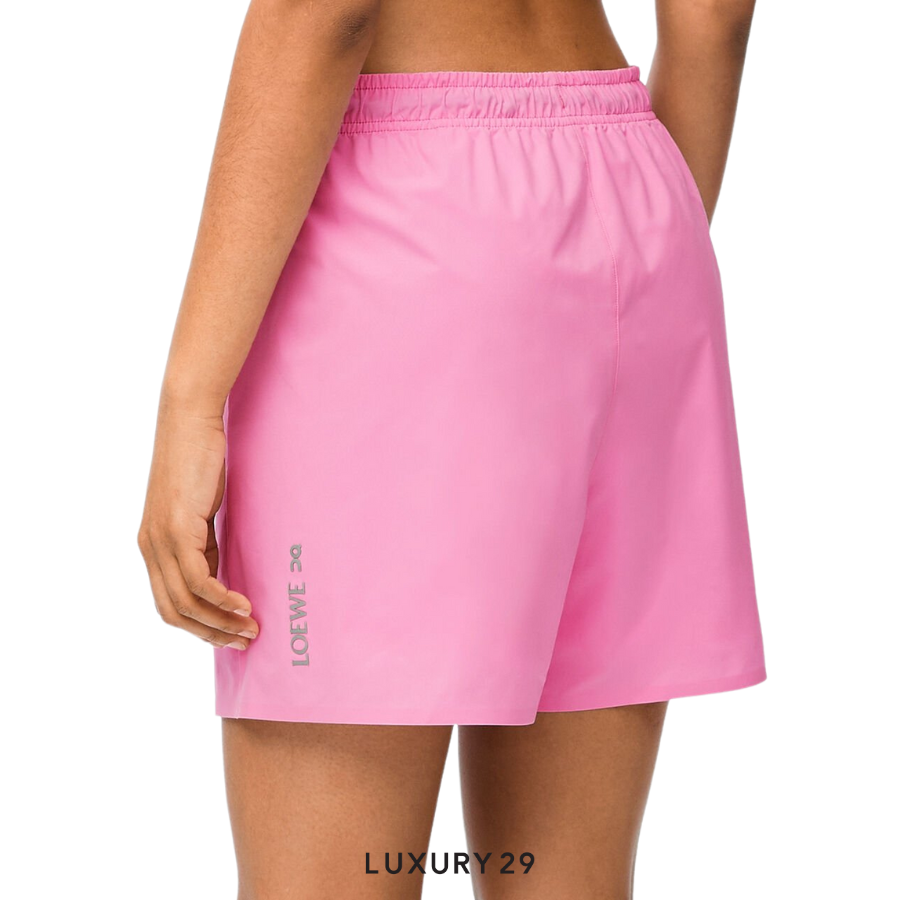 On x Loewe Shorts in technical shell Pink ON