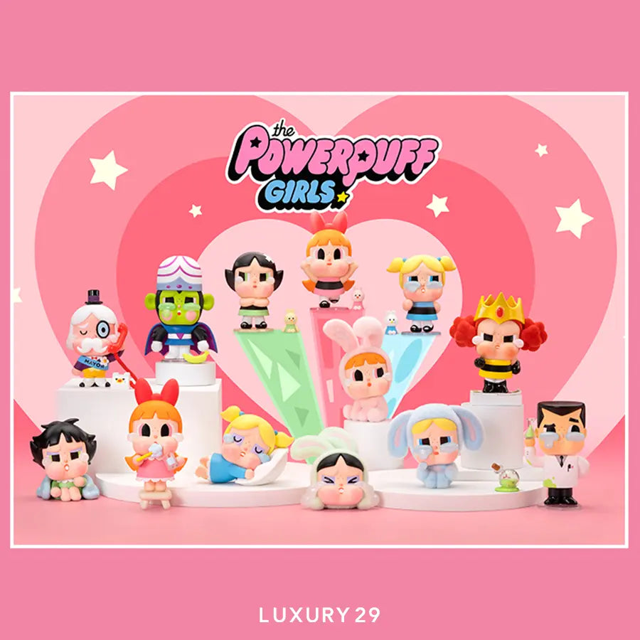 POP MART CRYBABY x Powerpuff Girls Series Figures POP MART