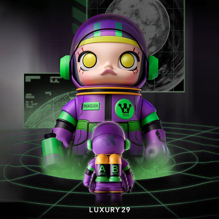 POP MART MEGA Space Molly 1000% Evangelion Test Type-01 POP MART Luxury29
