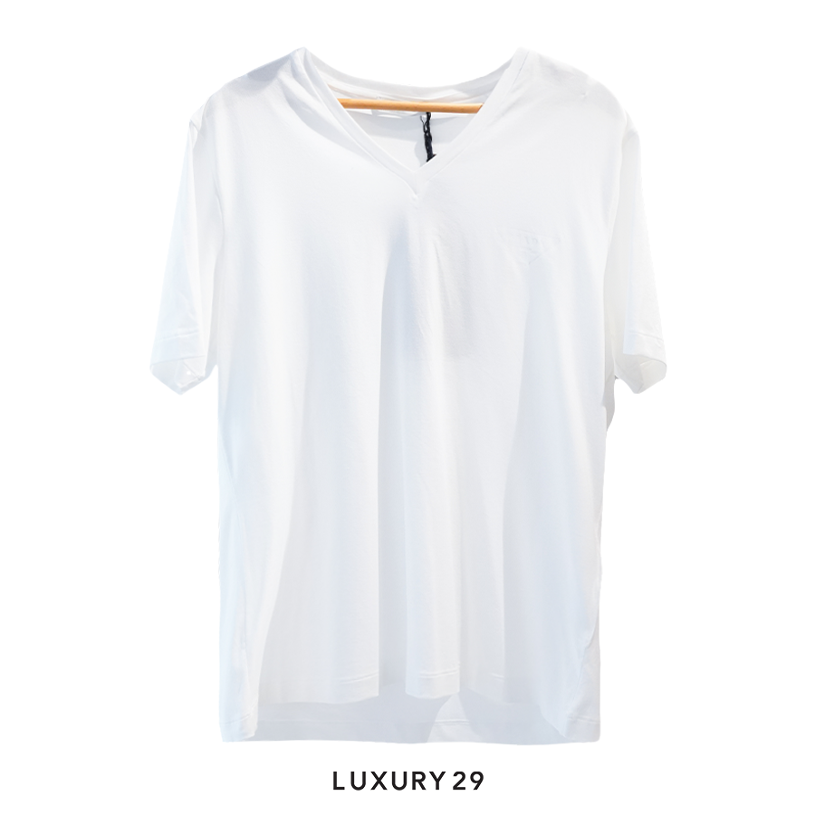 Prada Scollo A V M/C Cotone str.+RE-NYLON PIUMA BIANCO PRADA