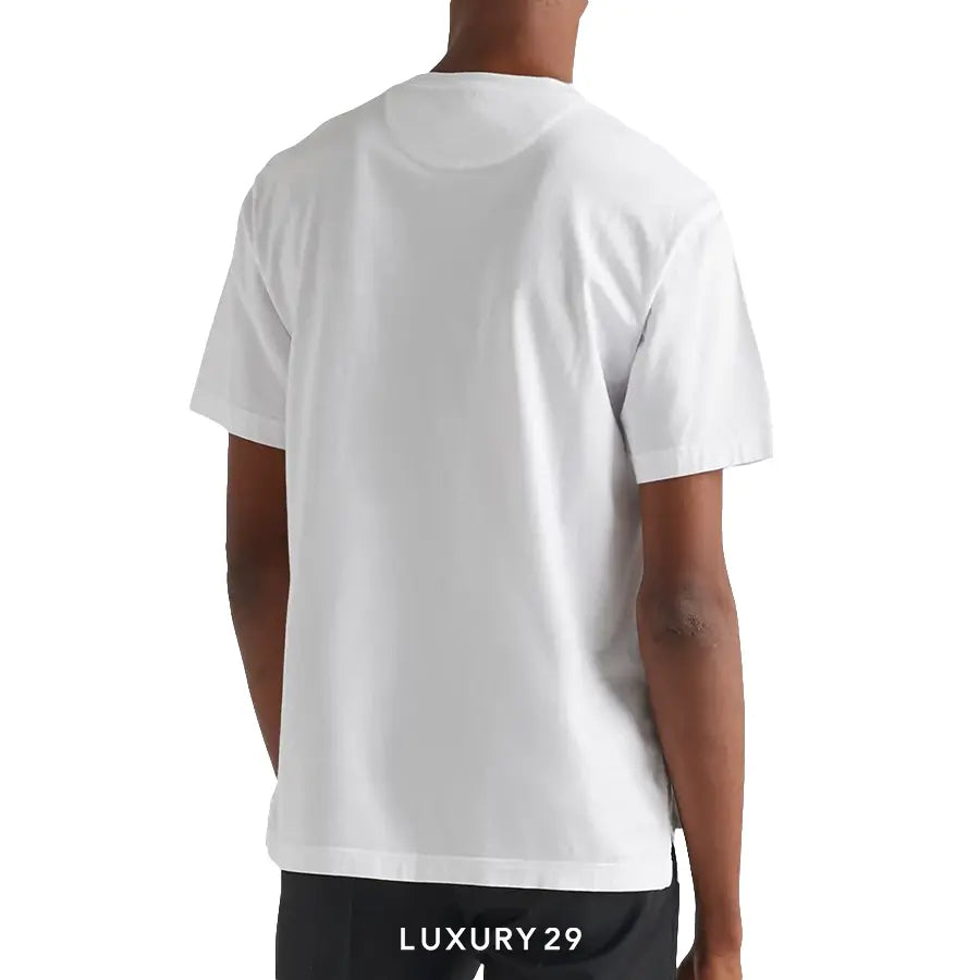 Prada Short-Sleeved Cotton Tee T-shirt Sabbia PRADA