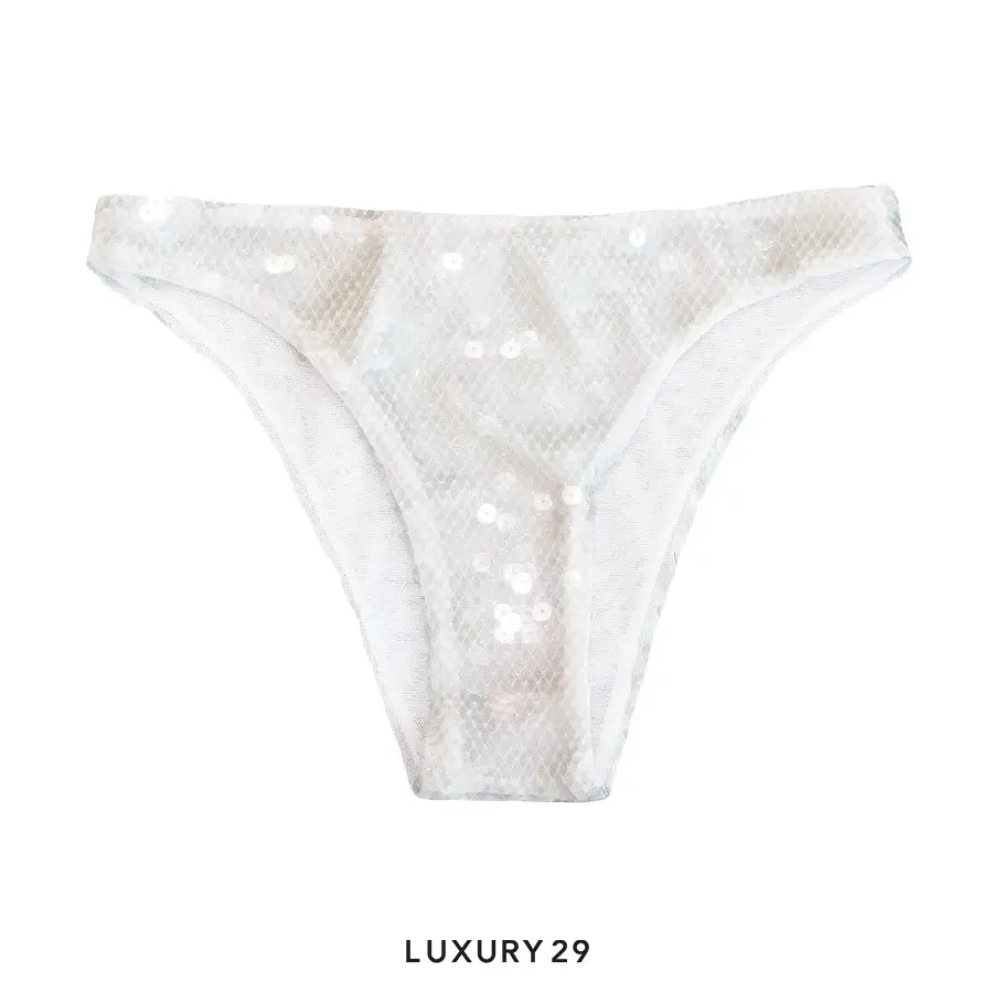 Prada bikini bottom Tulle Ricamo Verde