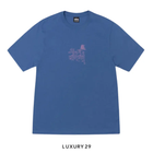 STUSSY IN BLOOM TEE BLUE