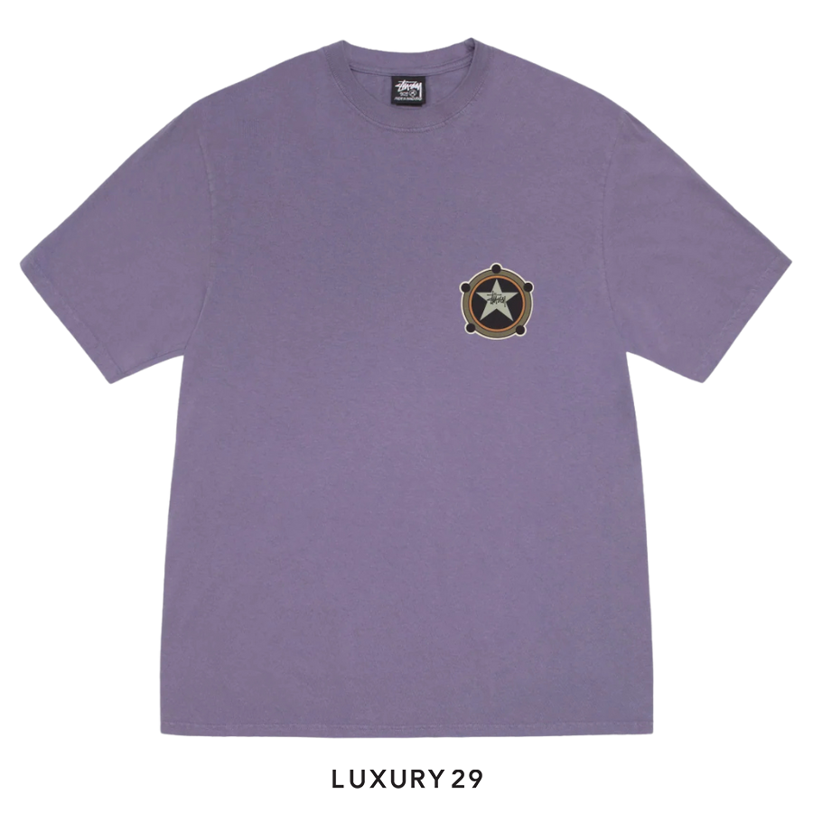 STUSSY RANGER TEE PIGMENT DYED GRAPE STUSSY