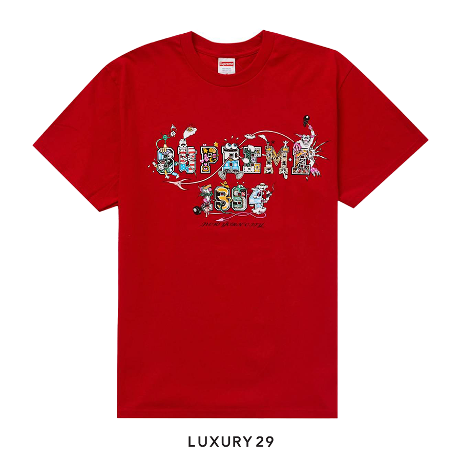 Supreme Varsity SS24 Cotton T-Shirt Red SUPREME