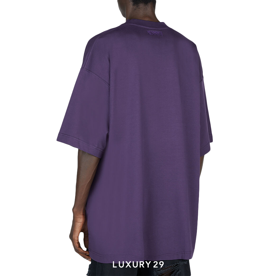 VETEMENTS Paris Logo T-Shirt 'Purple' VETEMENTS