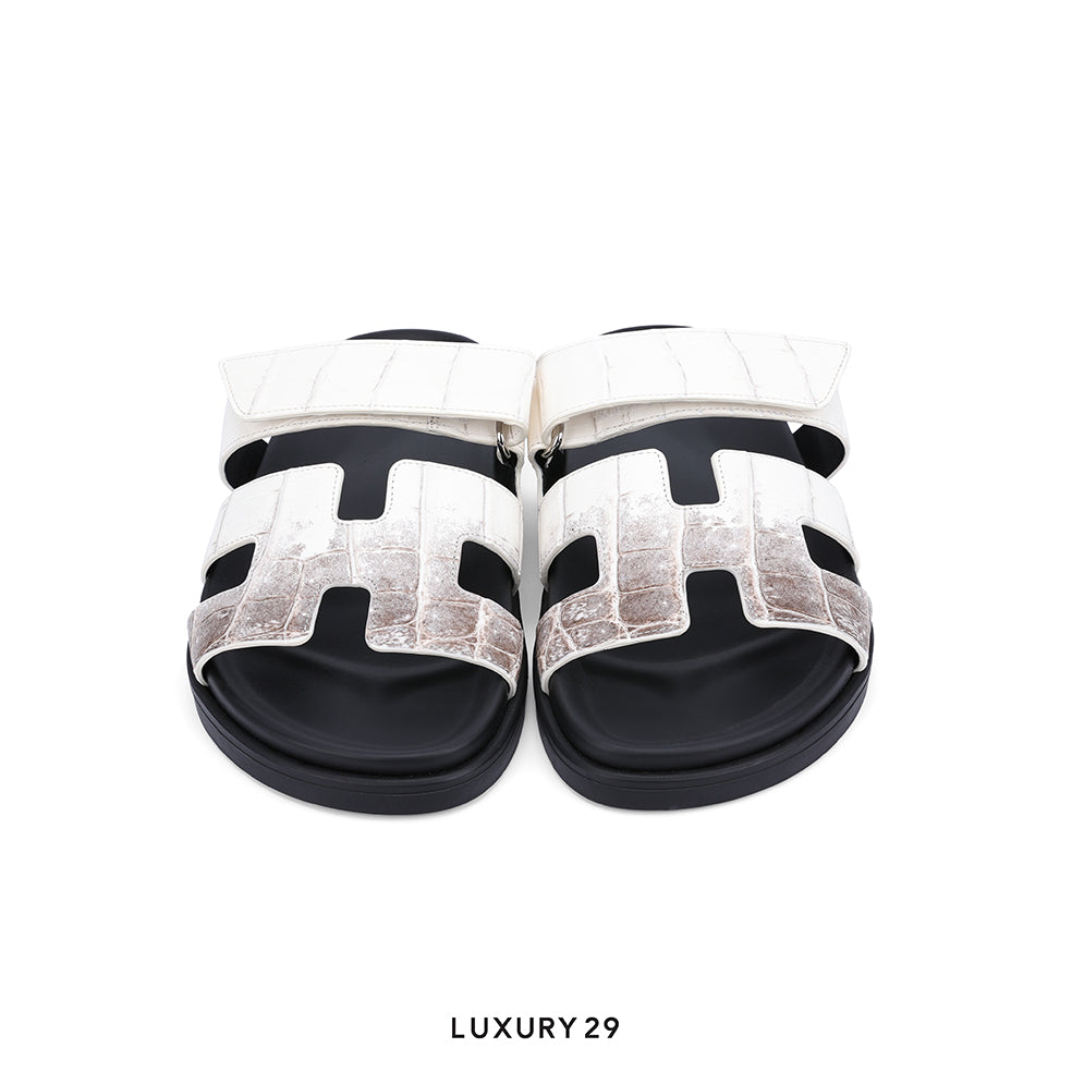 Hermes Chypre sandal Himalaya Crocodile Limited HERMES