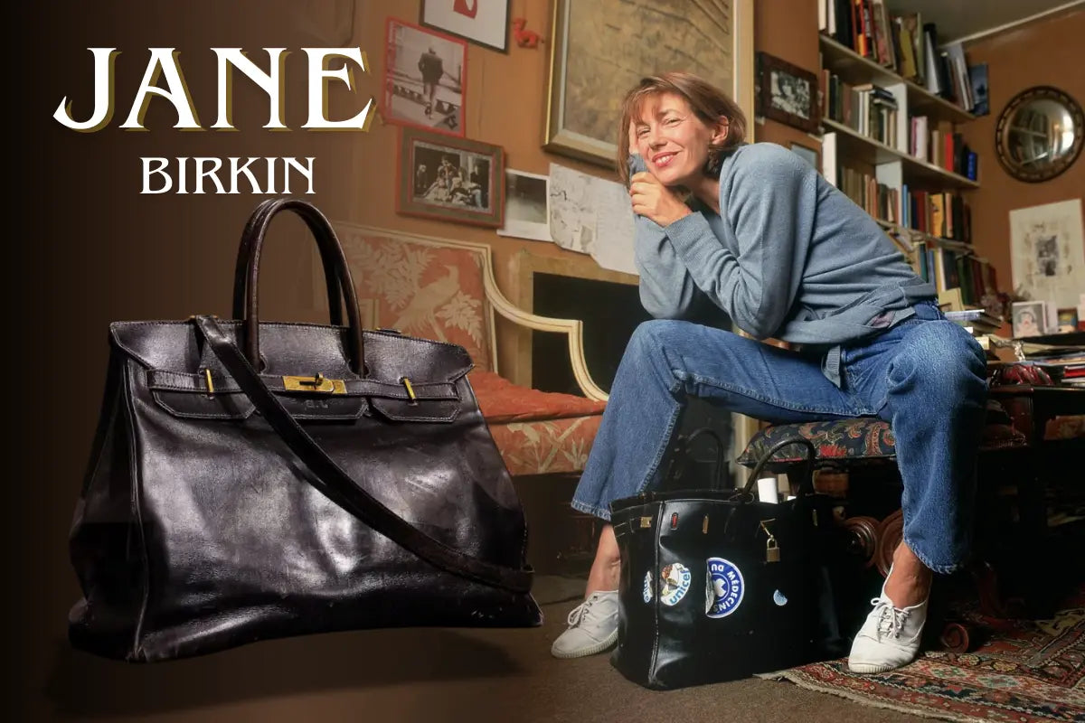 Jane Birkin: the  original hermes birkin bag