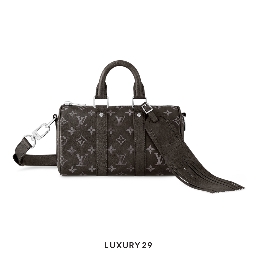 Louis Vuitton LV Keepall Bandouliere 25 Black LOUIS VUITTON