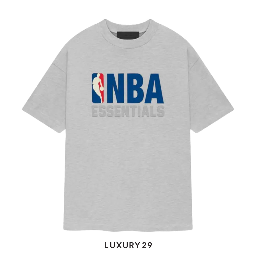 ESSENTIALS Fear of God Essentials x NBA Tee Light Heather