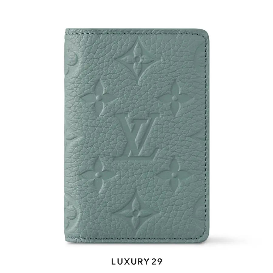 Louis Vuitton LV Pocket Organizer Wallet D'Eau Green