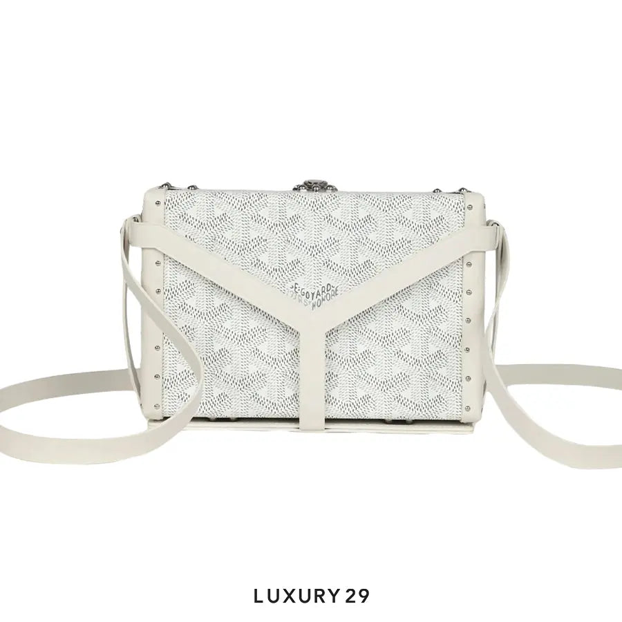 Goyard Minaudiere Trunk Bag - Silver Limited Edition