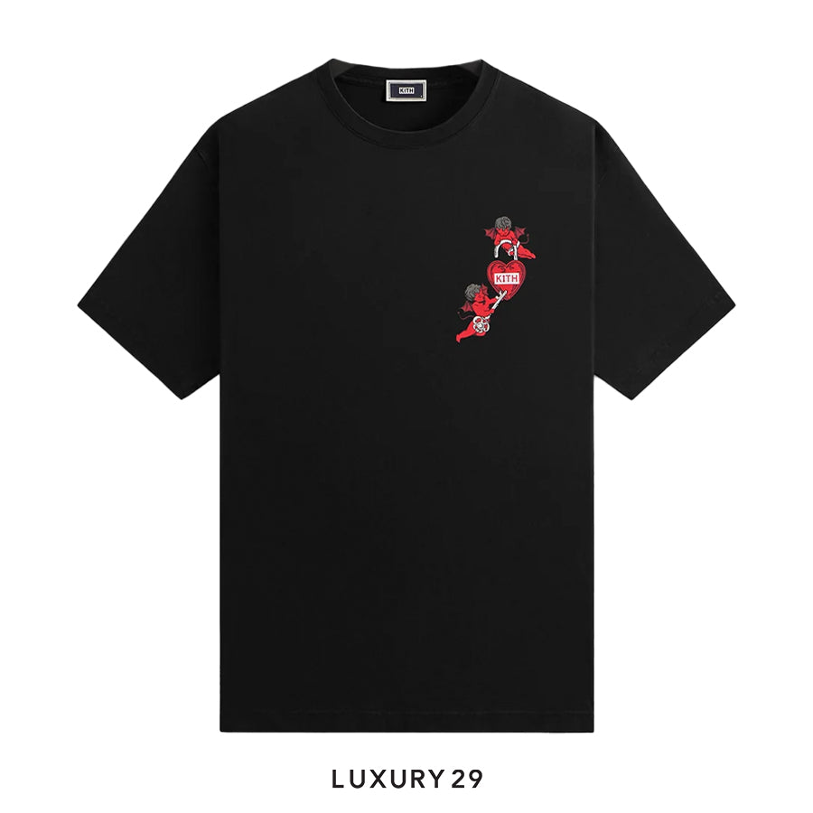 Kith Devil Love Lock Tee Black