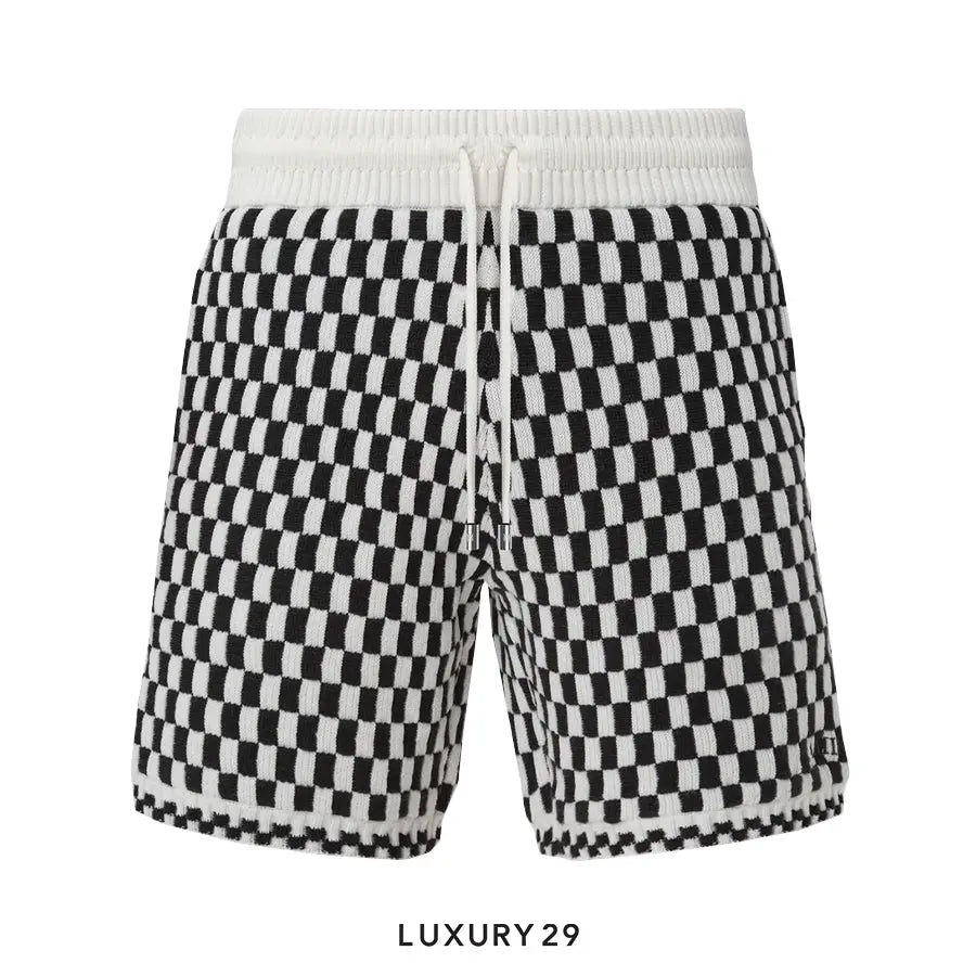 Amiri Checkered Short Black