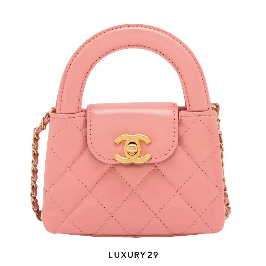 Chanel Micro Shopping Bag Pink