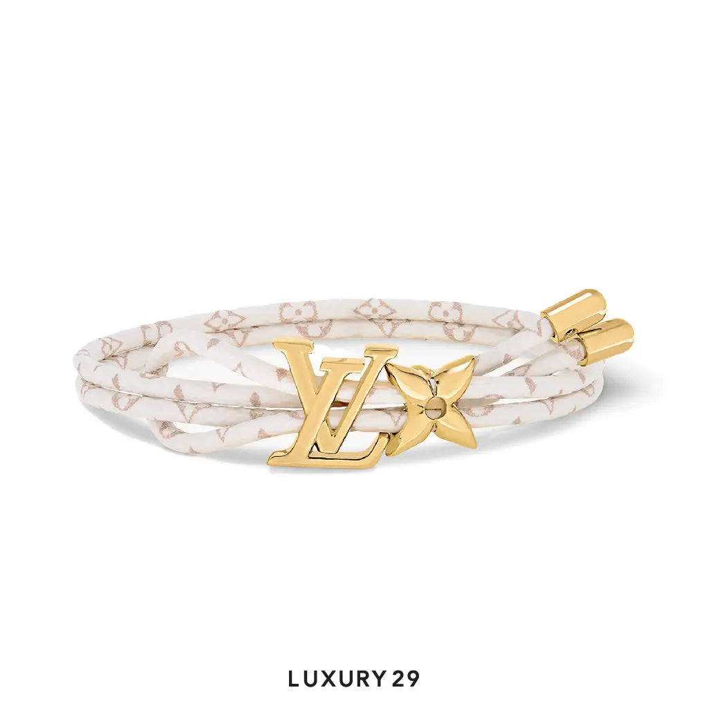 Louis Vuitton LV Bloom Bracelet Monogram White