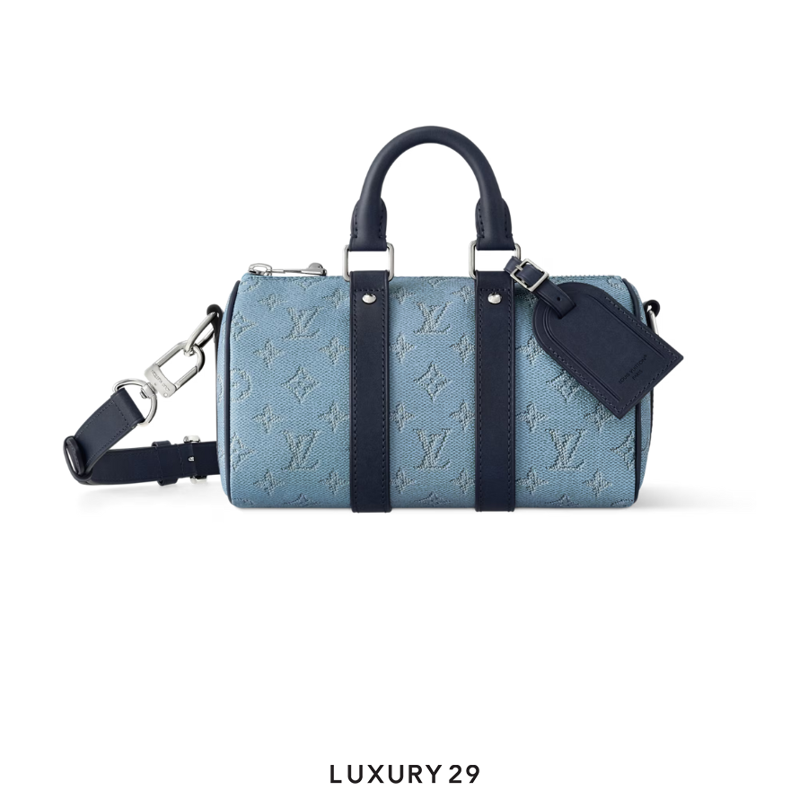 Louis Vuitton LV Keepall Bandouliere 25 Blue LOUIS VUITTON