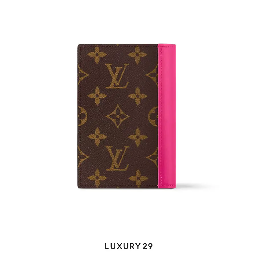 Louis Vuitton LV Passport Cover Pondichery Pink LOUIS VUITTON Luxury29
