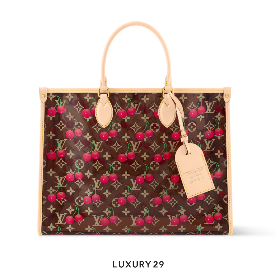 Louis Vuitton LV x TM - OnTheGo GM bag Monogram cherry crystal Brown LOUIS VUITTON