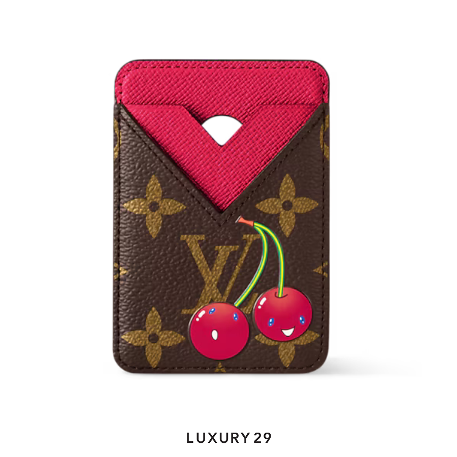 Louis Vuitton LV x TM - Magnet Card Holder Monogram Canvas Red LOUIS VUITTON