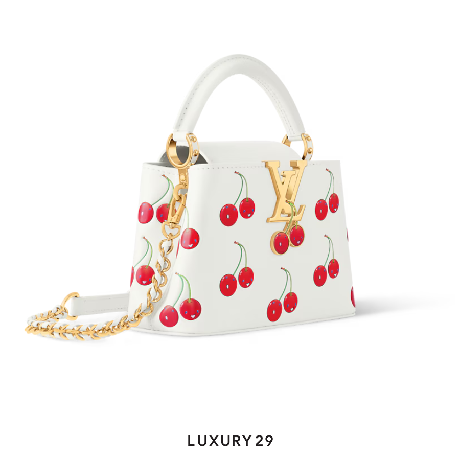 Louis Vuitton LV x TM - Capucines Mini Cowhide leather White LOUIS VUITTON