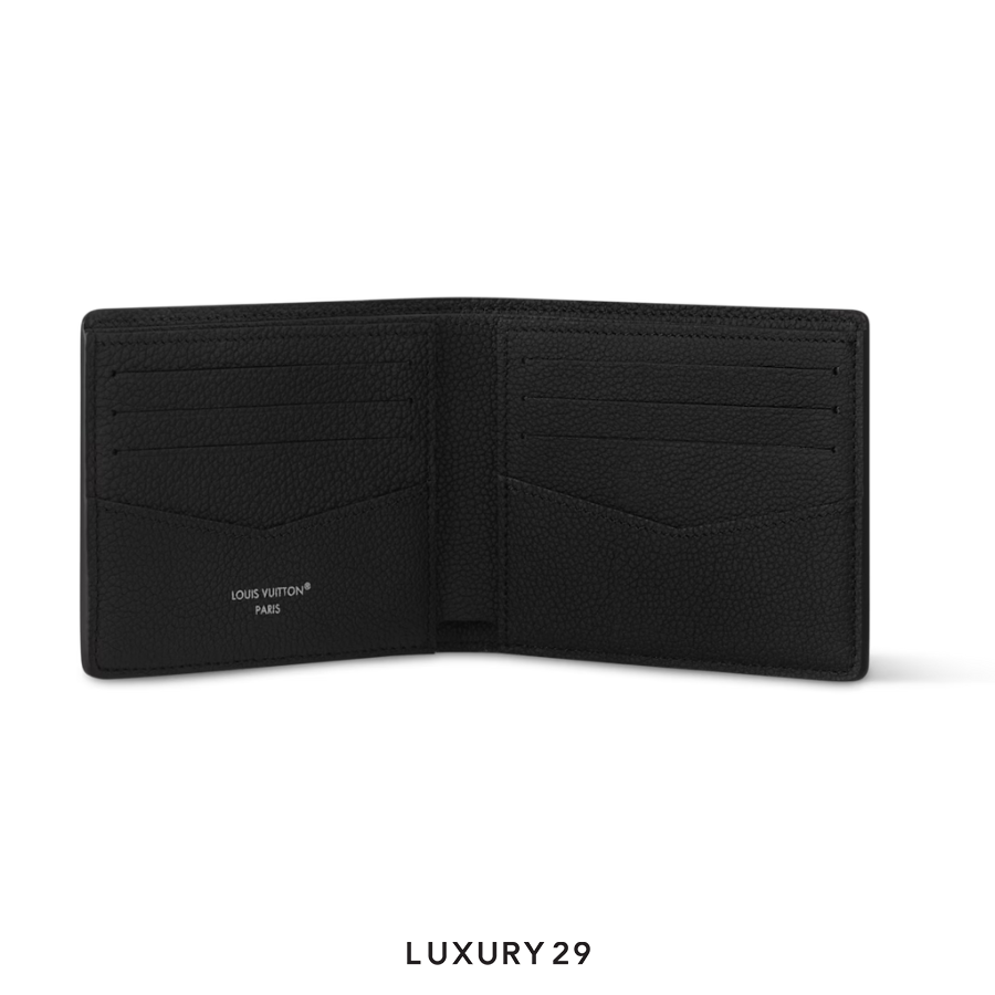Louis Vuitton LV Slender Wallet Damoflage Black coated canvas LOUIS VUITTON