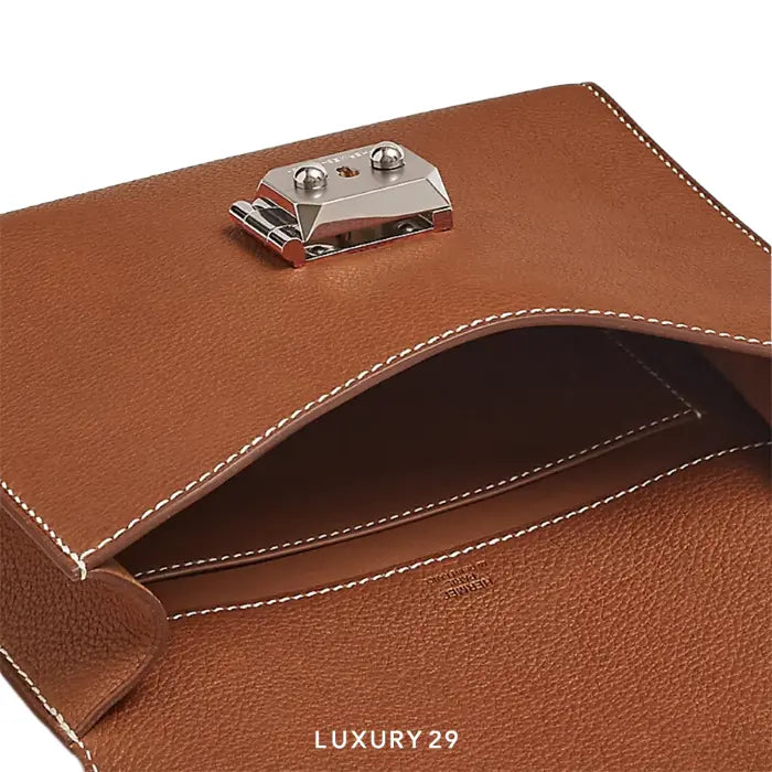 Hermes Sac A Depeches 21 Bag Fauve HERMES