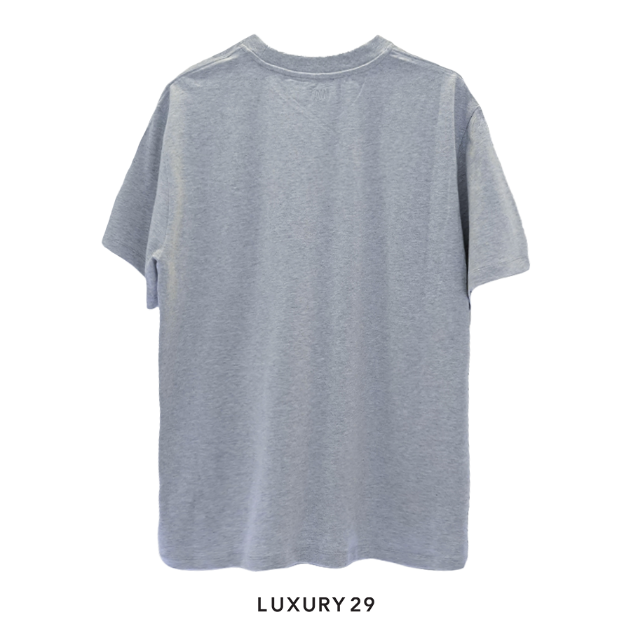 AMI DE COEUR RAINBOW CLASSIC FIT T-SHIRT HEATHER ASH GREY AMI Luxury29