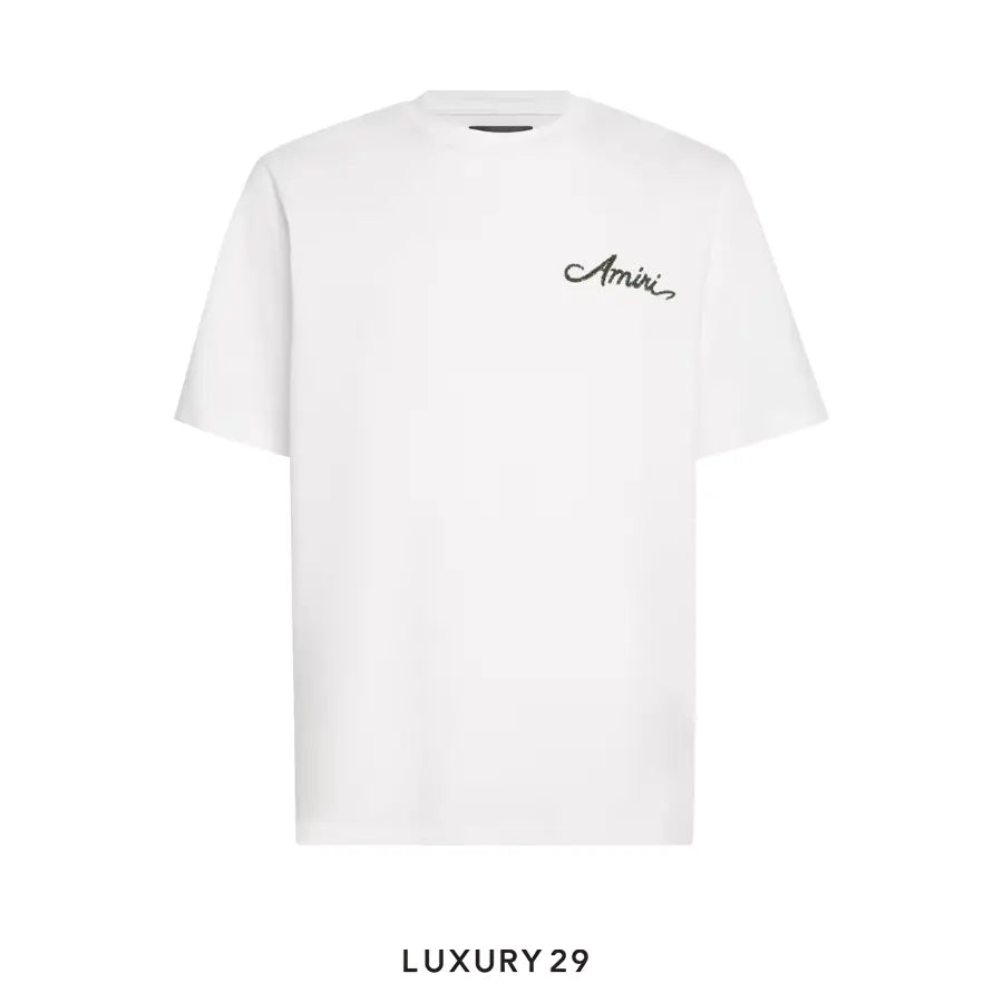 AMIRI Bandana Logo T-Shirt White/Green