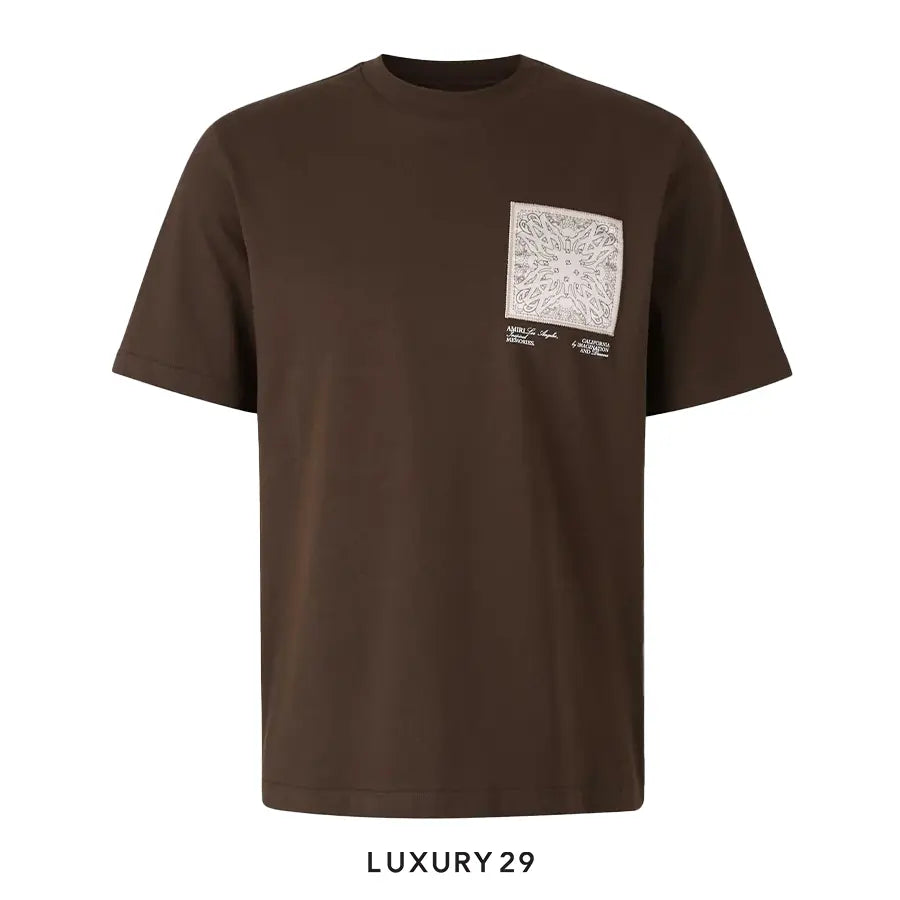 AMIRI MA BANDANA SILK APPLIQUE TEE AMIRI Luxury29