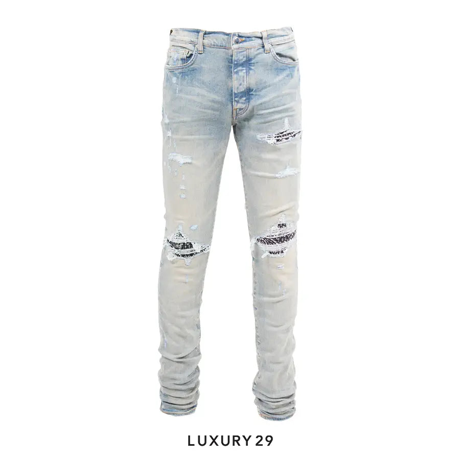 AMIRI MX1 BANDANA JEAN/CLAY INDIGO AMIRI