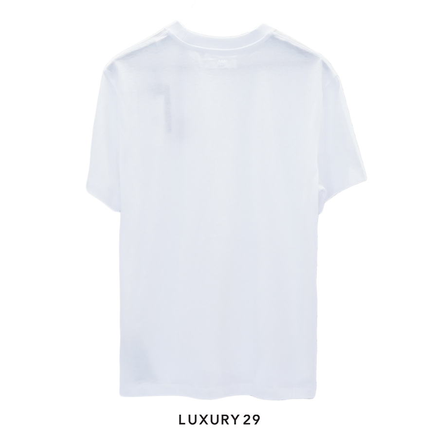 Ami De Coeur Rainbow Classic Fit T-Shirt White AMI