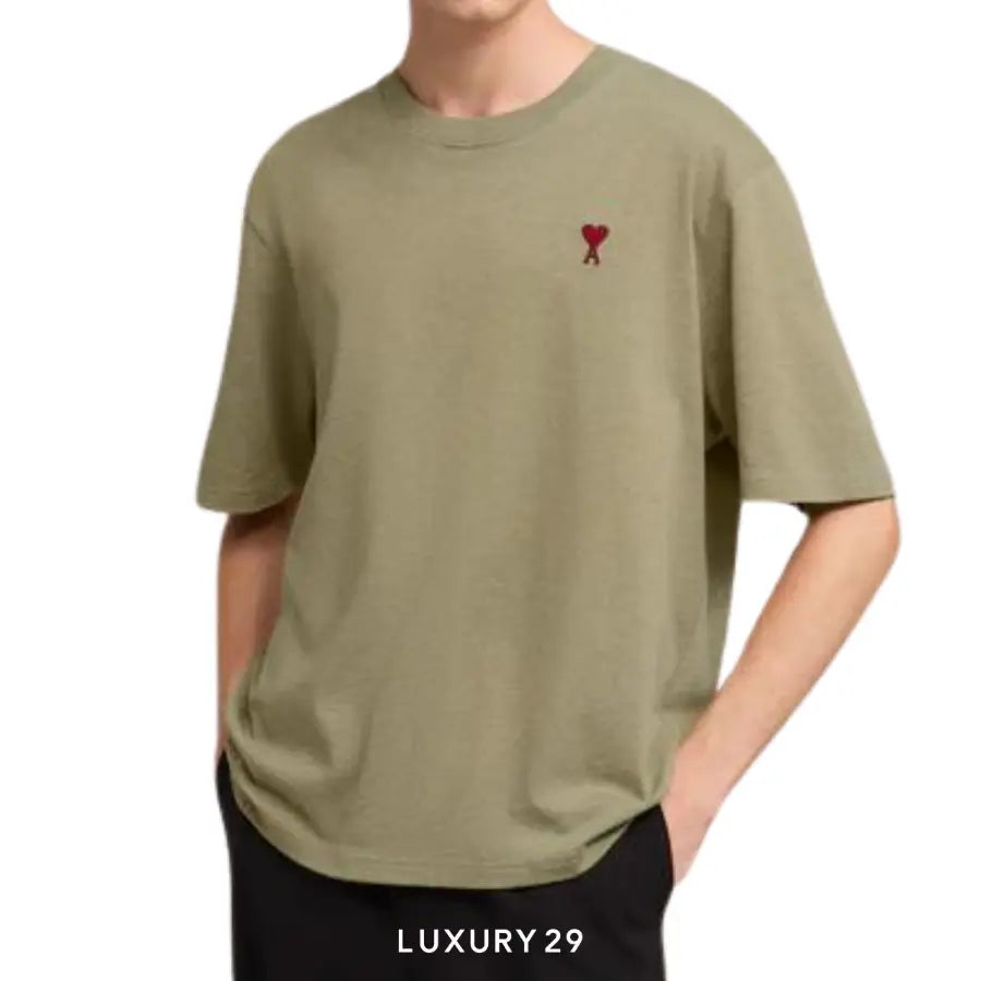 AMI DE COEUR T-SHIRT HEATHER SAGE AMI