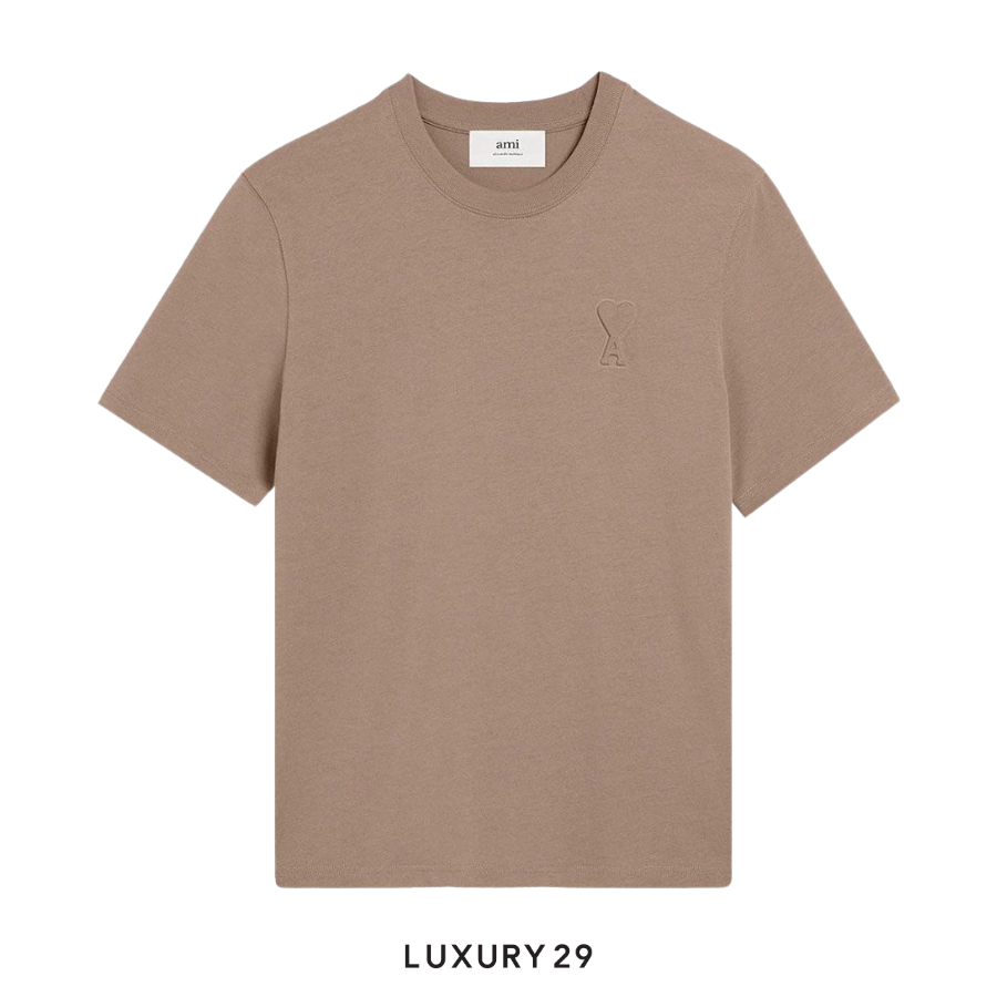 AMI DE COEUR T-SHIRT LIGHT TAUPE AMI