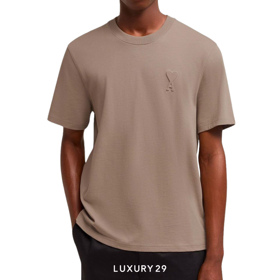 AMI DE COEUR T-SHIRT LIGHT TAUPE AMI
