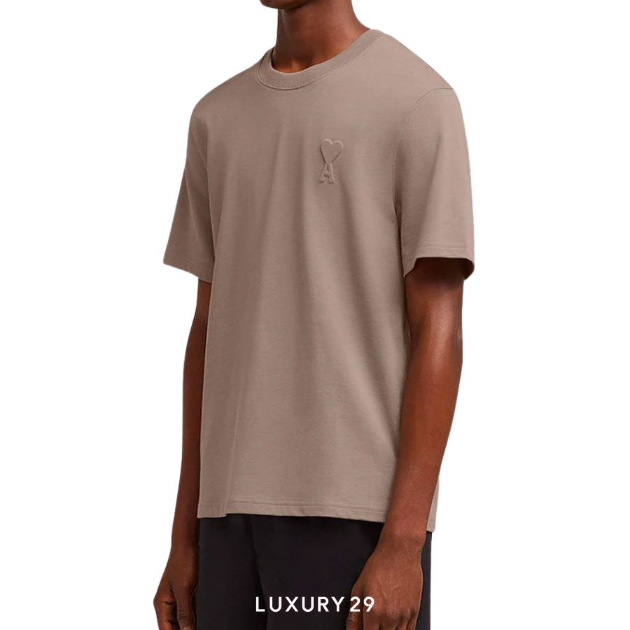 AMI DE COEUR T-SHIRT LIGHT TAUPE AMI