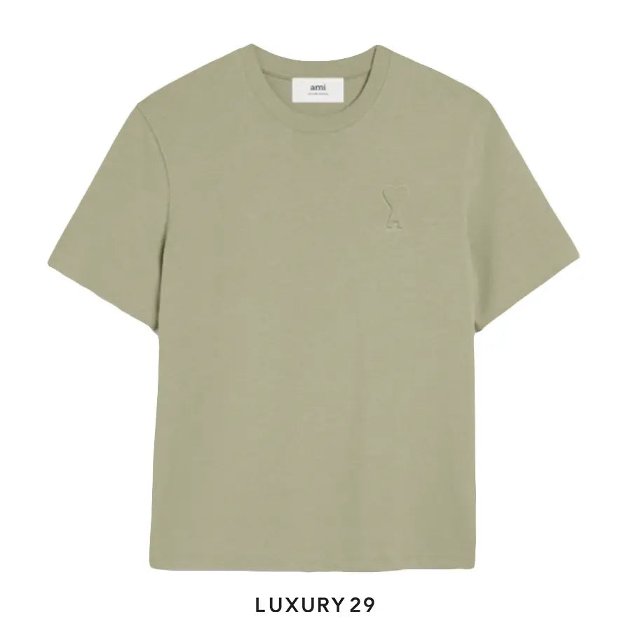 AMI DE COEUR T-SHIRT SAGE AMI Luxury29