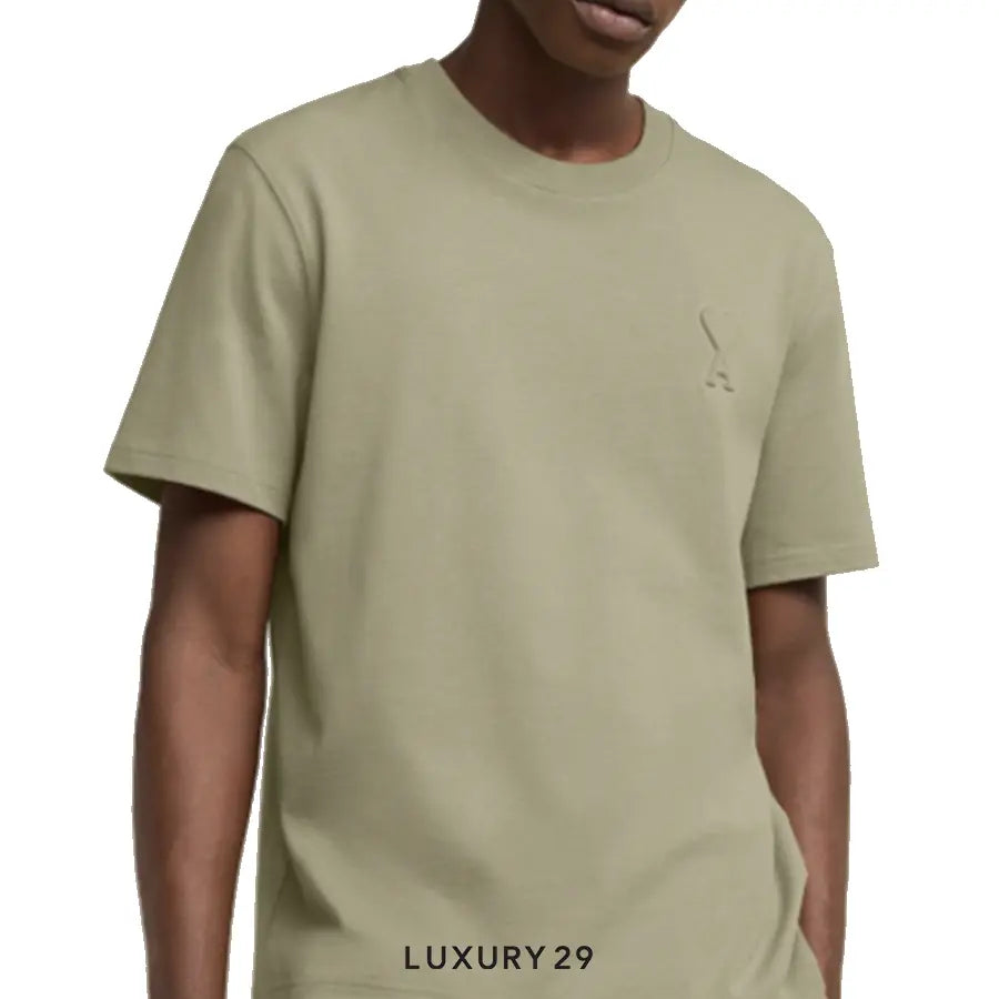 AMI DE COEUR T-SHIRT SAGE AMI Luxury29
