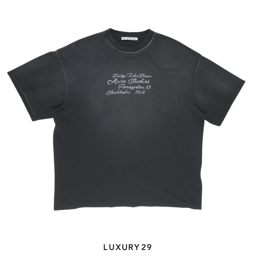 Acne Studios Logo t-shirt Black