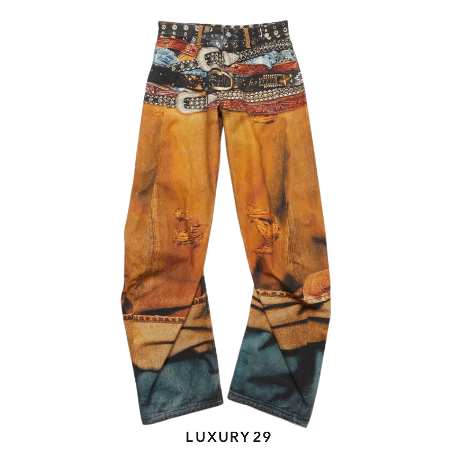 Acne Studio Loose fit jeans - 2006M Rust Orange ACNE STUDIOS