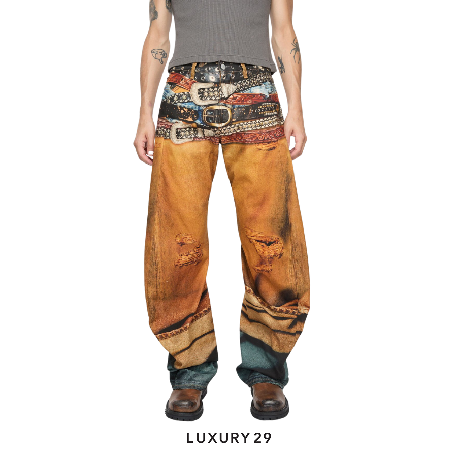 Acne Studio Loose fit jeans - 2006M Rust Orange ACNE STUDIOS
