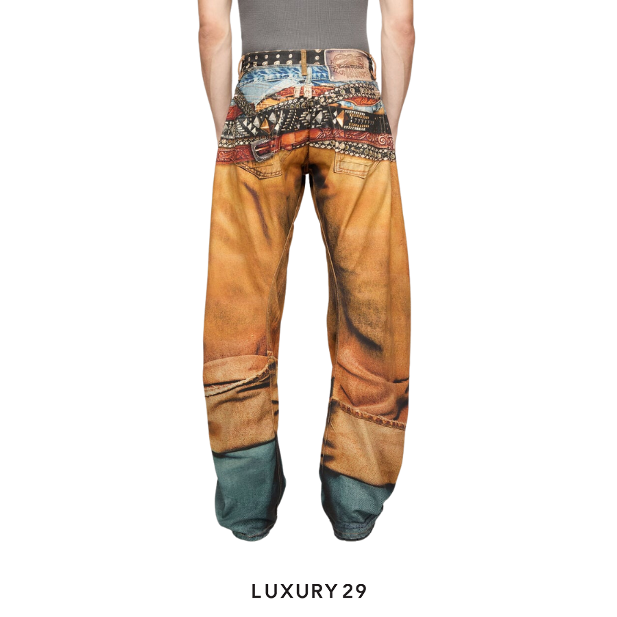 Acne Studio Loose fit jeans - 2006M Rust Orange ACNE STUDIOS