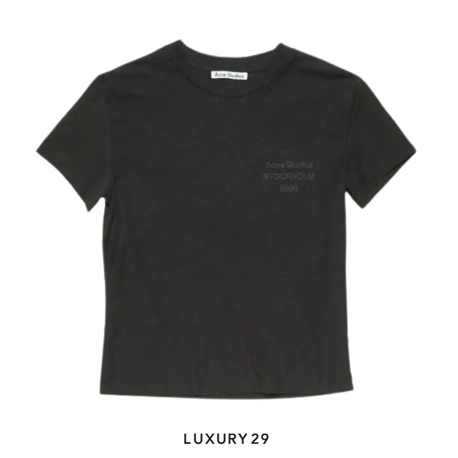 Acne Studios 1996 stamp Logo t-shirt - fitted Black ACNE STUDIOS Luxury29