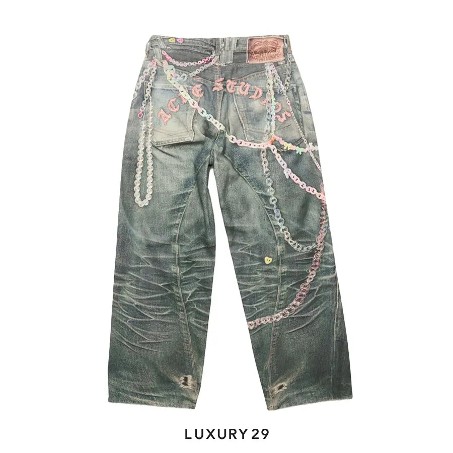 Acne Studios Baggy Fit Jeans 1981M Mid Blue Wash ACNE STUDIOS