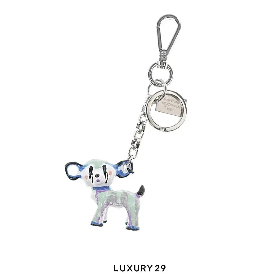 Acne Studio ceramic animal figure keyrings