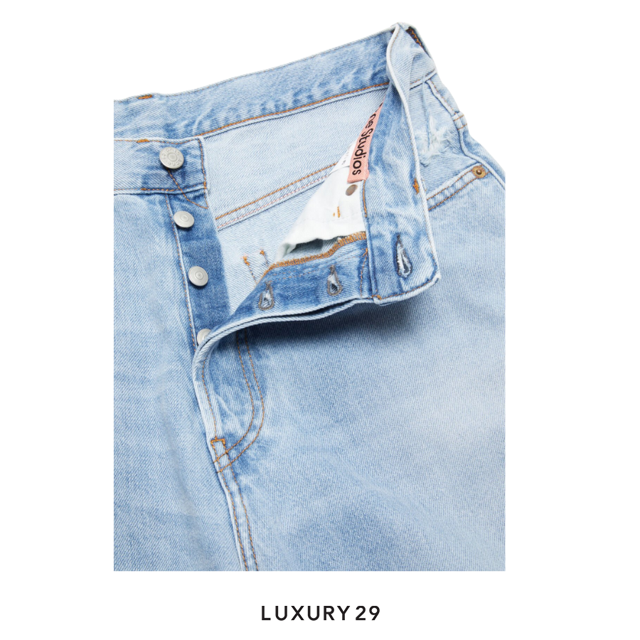 Acne Studios Denim shorts - Loose fit Mid Blue ACNE STUDIOS