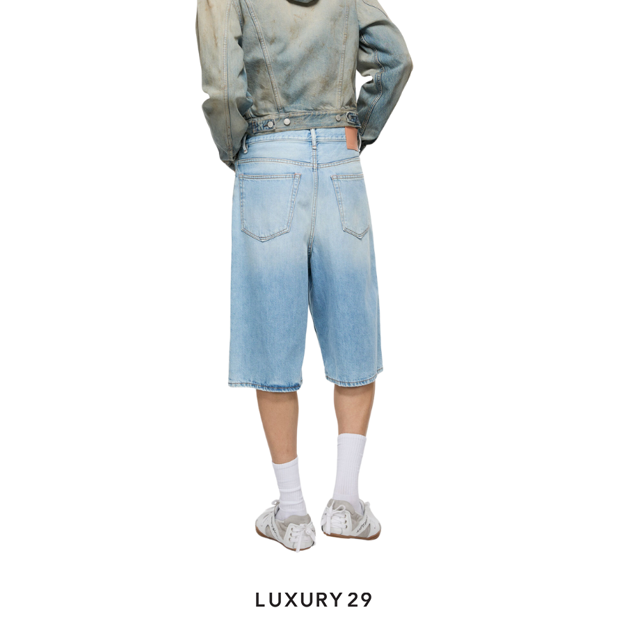Acne Studios Denim shorts - Loose fit Mid Blue ACNE STUDIOS